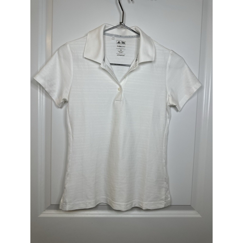 Adidas Golf ClimaCool mesh short-sleeve polo shirt | White | XS